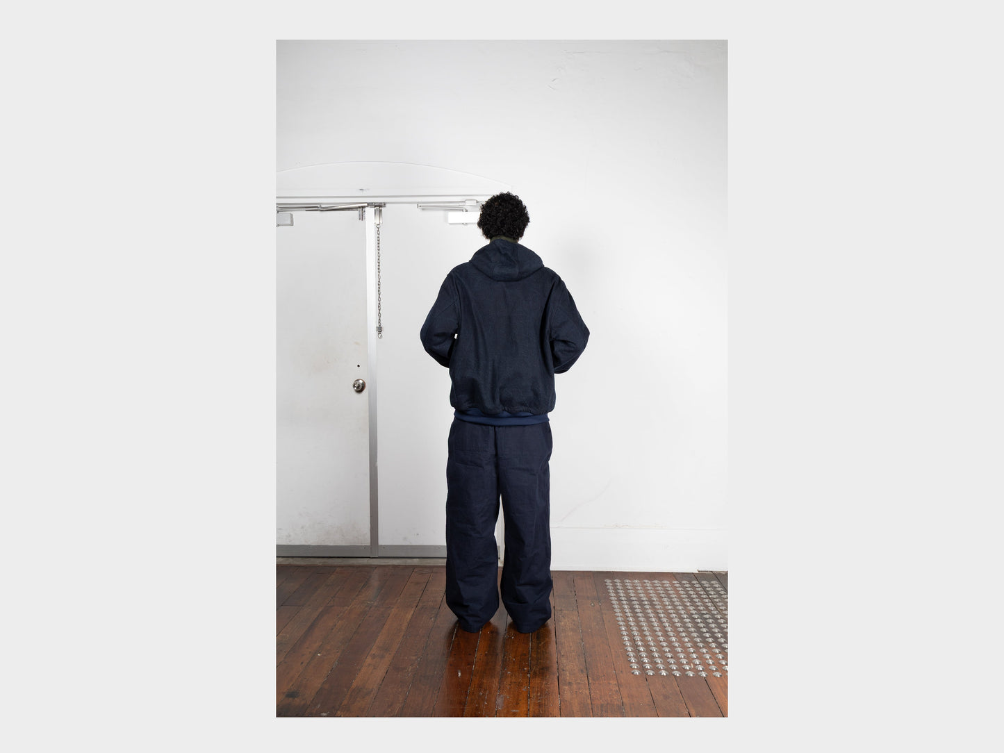 R20J3 "Jebok Parka" Blue Sumi Organic Denim