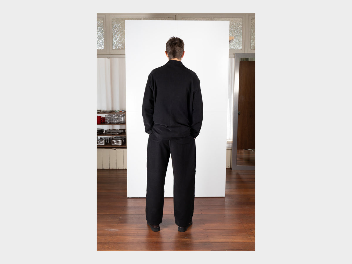 R21Y2 "Patch Blazer" Fluid Supima Back-Satin