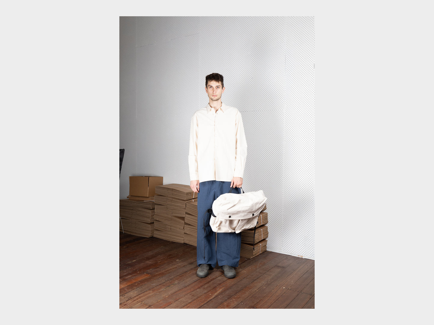 SPG2 "Snap Messenger" Unbleached Cotton Canvas