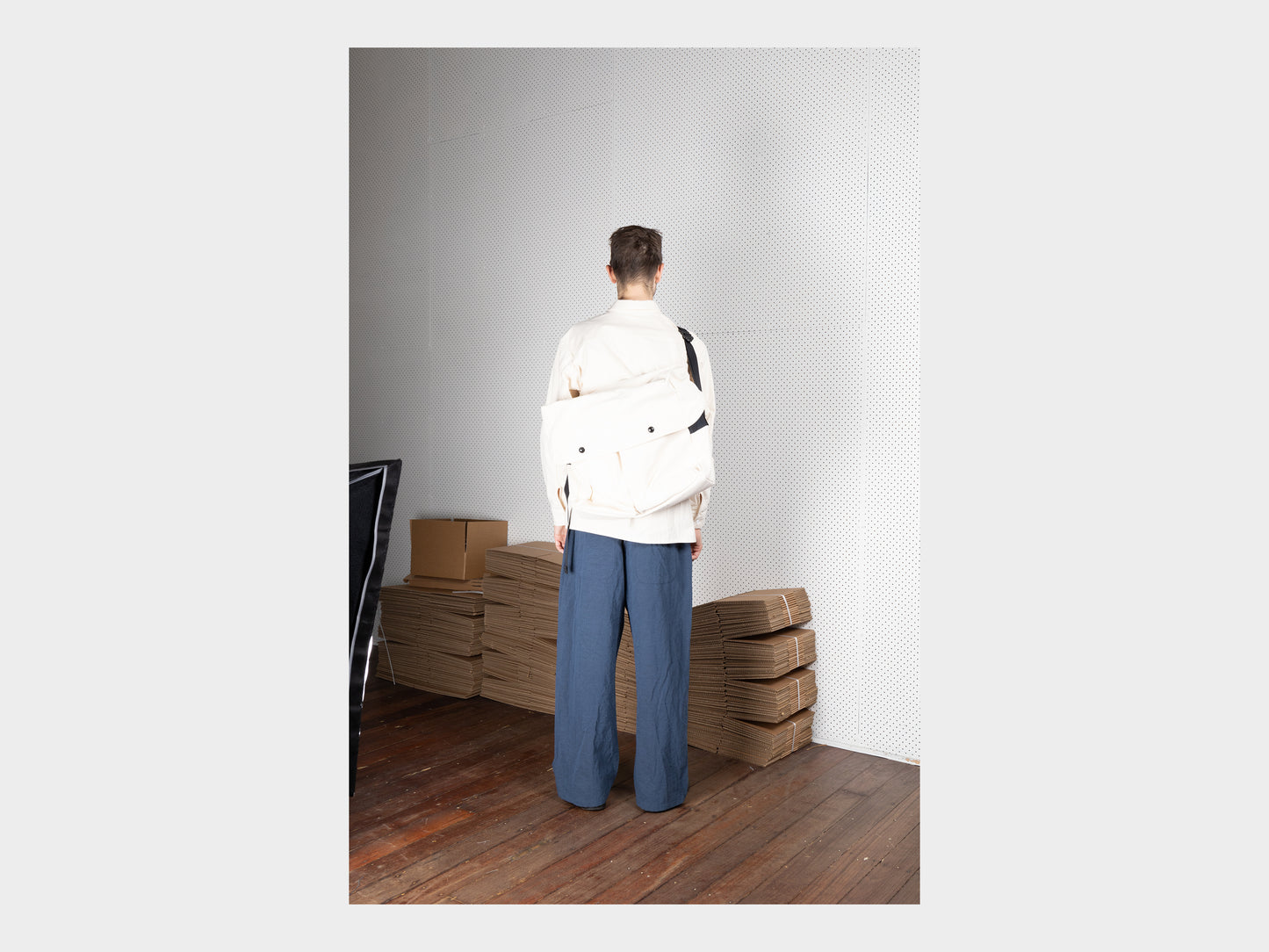 SPG2 "Snap Messenger" Unbleached Cotton Canvas