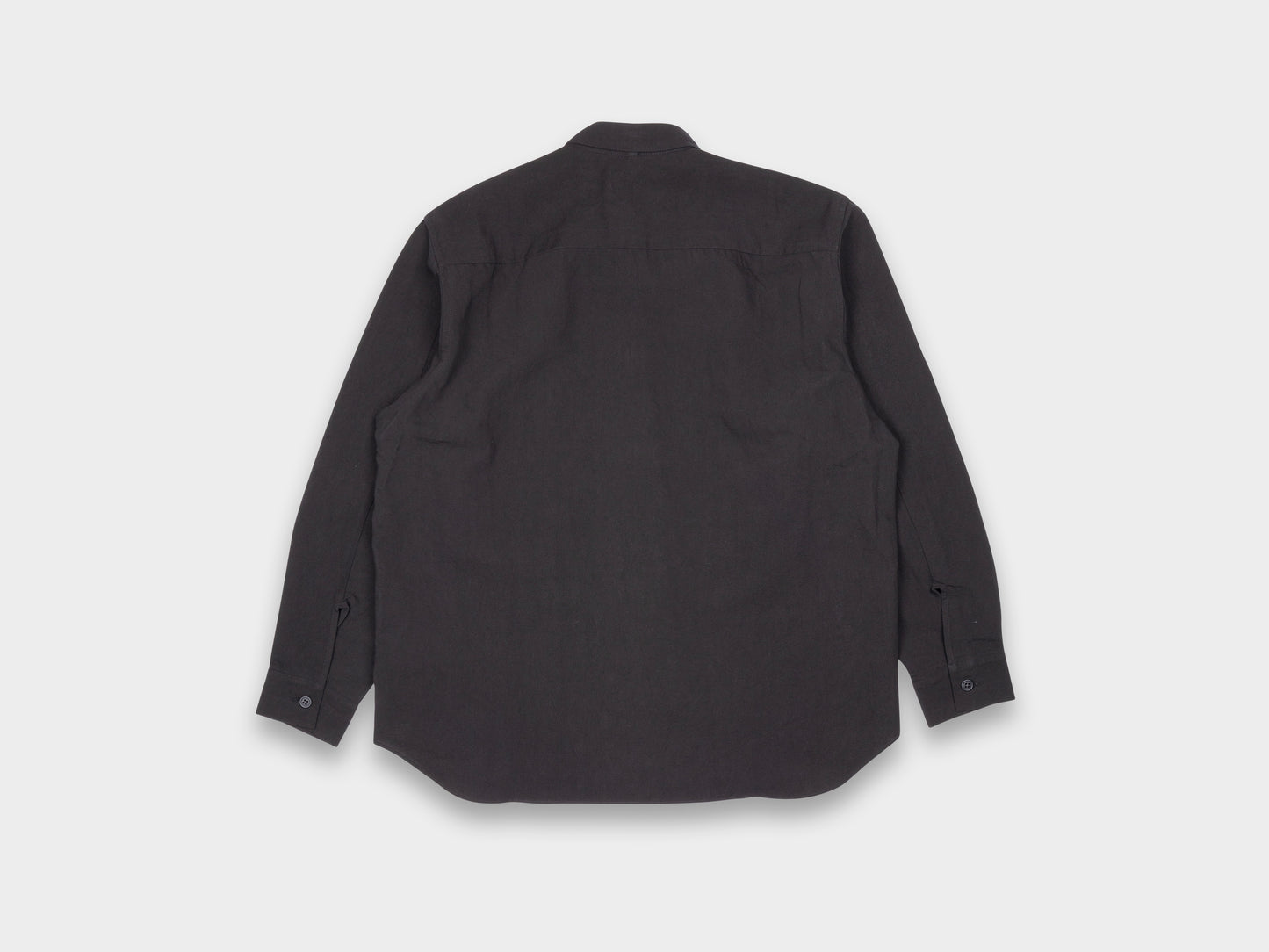 SPS8 "Weather Shirt" Roll–dyed Black Linen