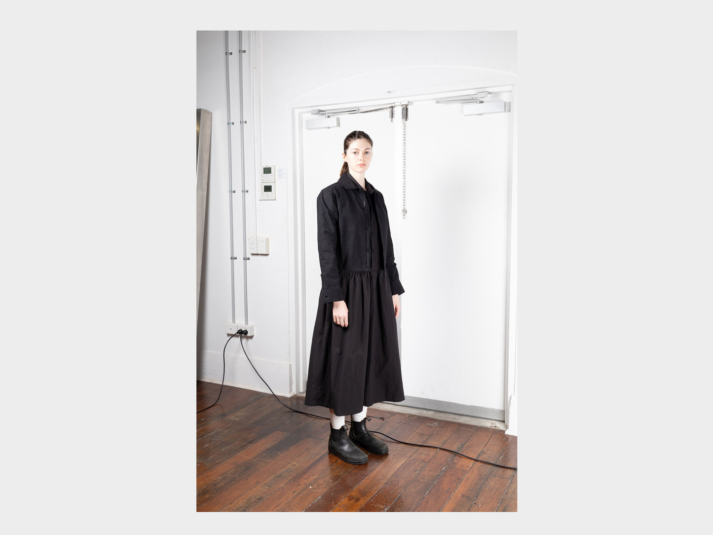 W-R0S1 "Regular Shirt" Black Wax