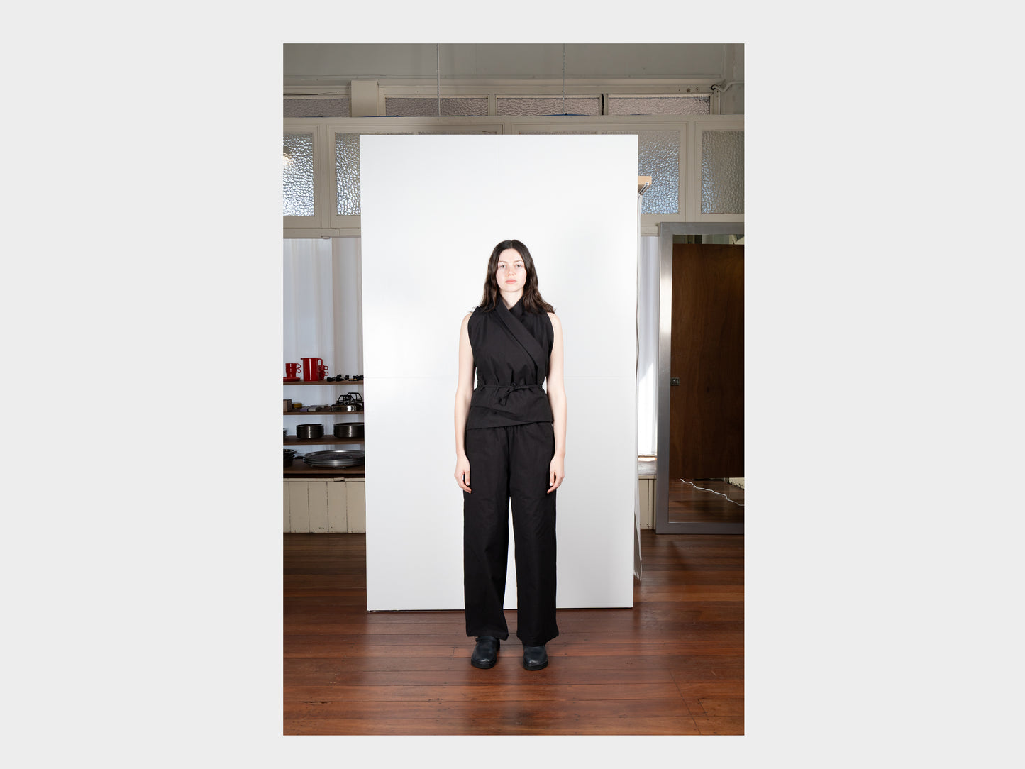 W-R0S8 "Jeogori Shirt" Black Weather