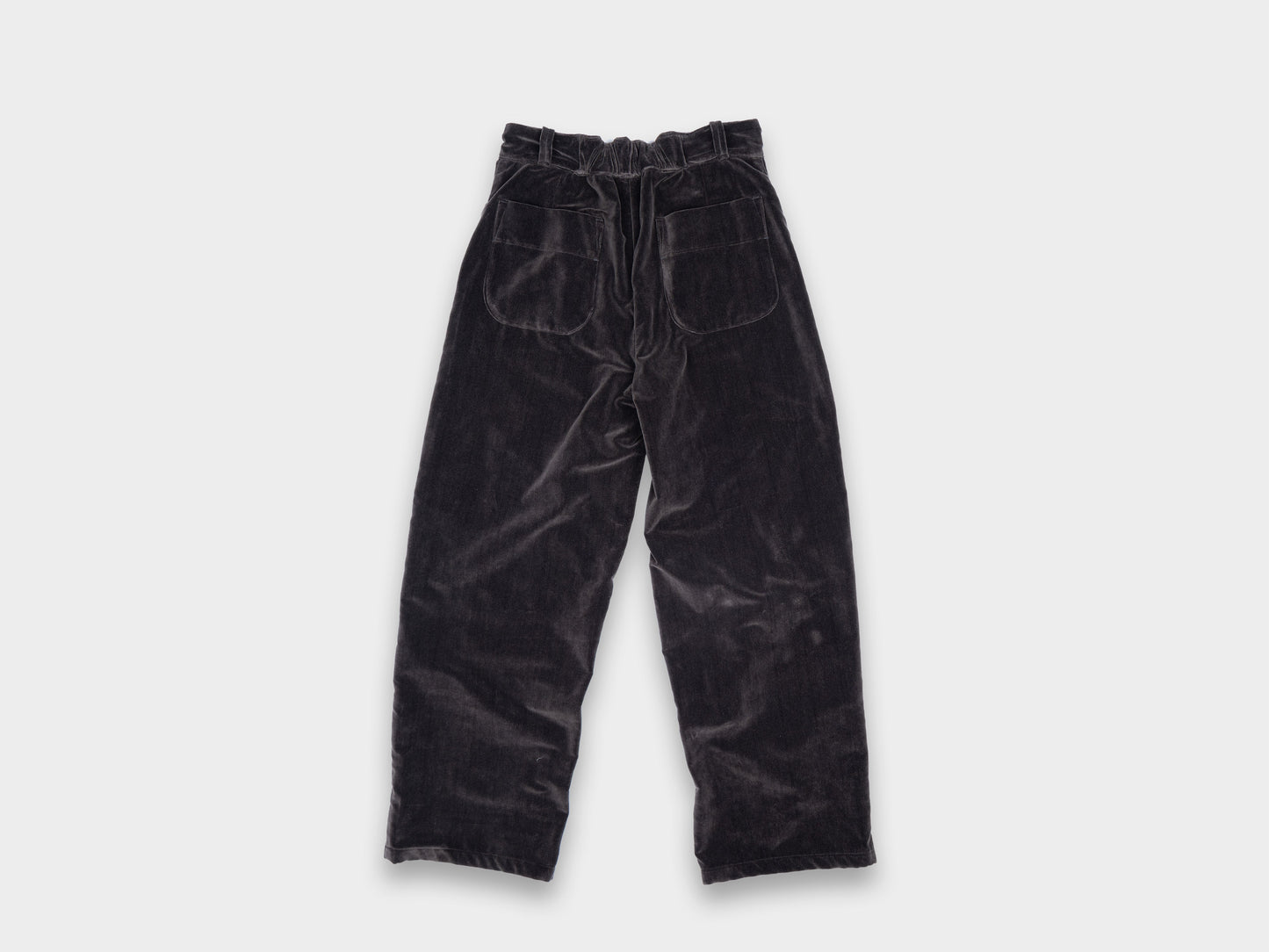 W-R17P4 "High-Wide Pants" Shadow Velvet
