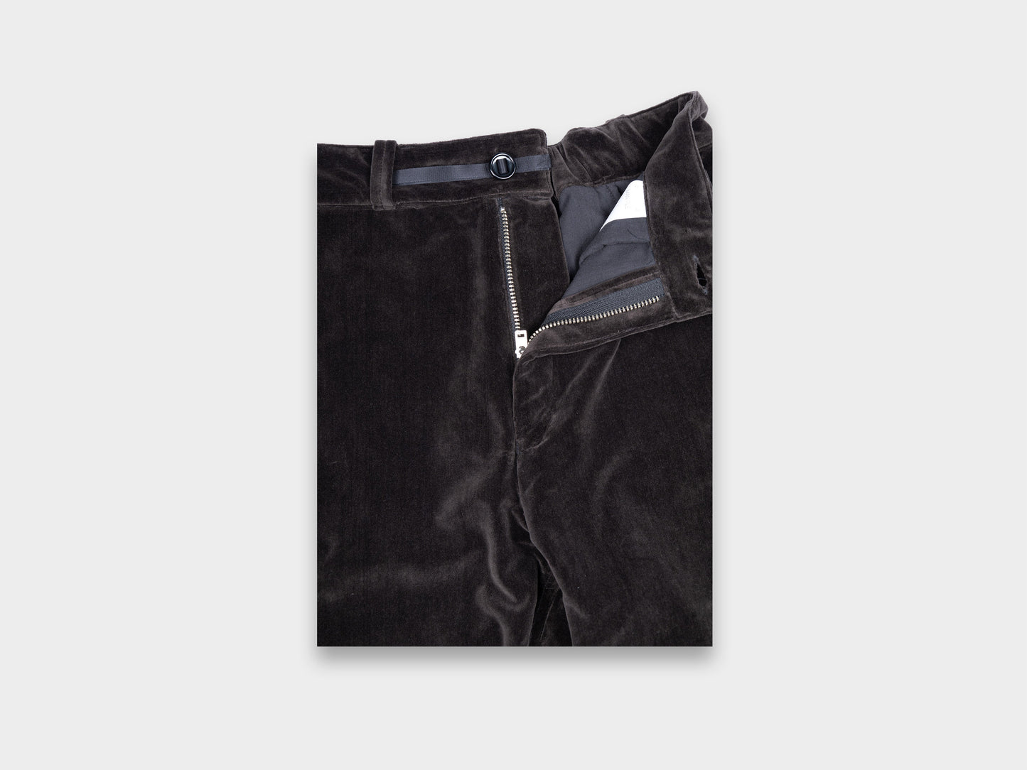 W-R17P4 "High-Wide Pants" Shadow Velvet