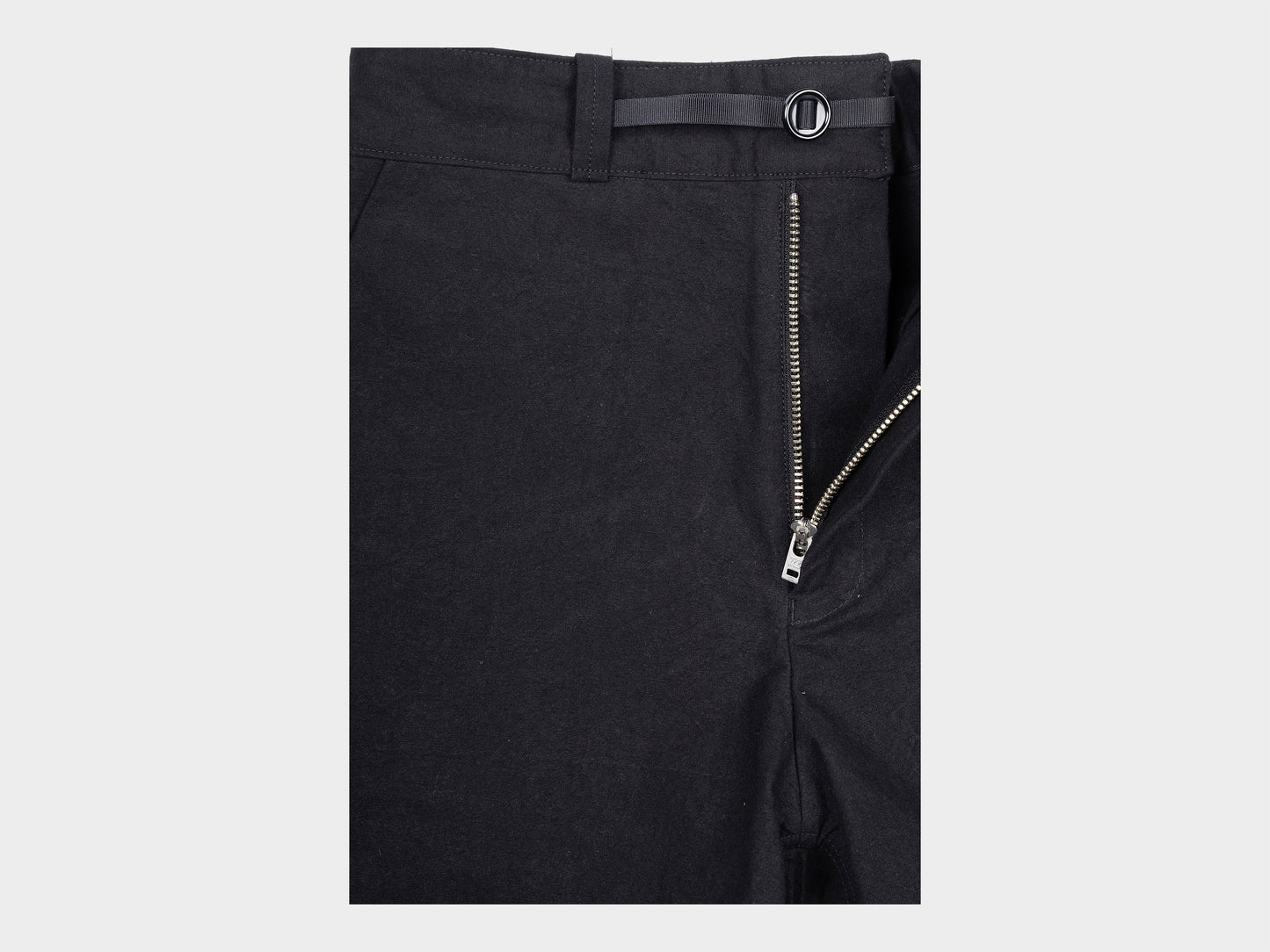 W-R18P5 "High-Wide Shorts" Black Wax