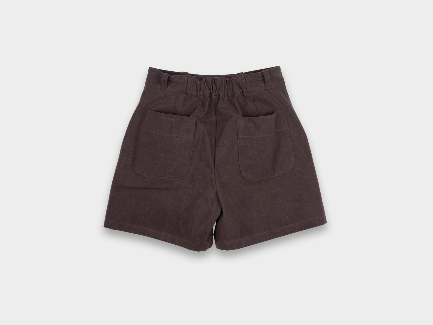 W-R18P5 "High-Wide Shorts" Loam Wax