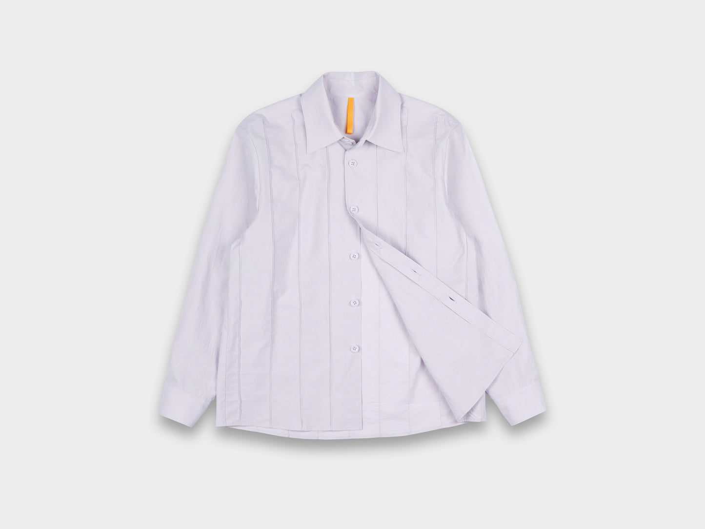 W-R18S4 "Tuck Shirt" Lilac Typewriter