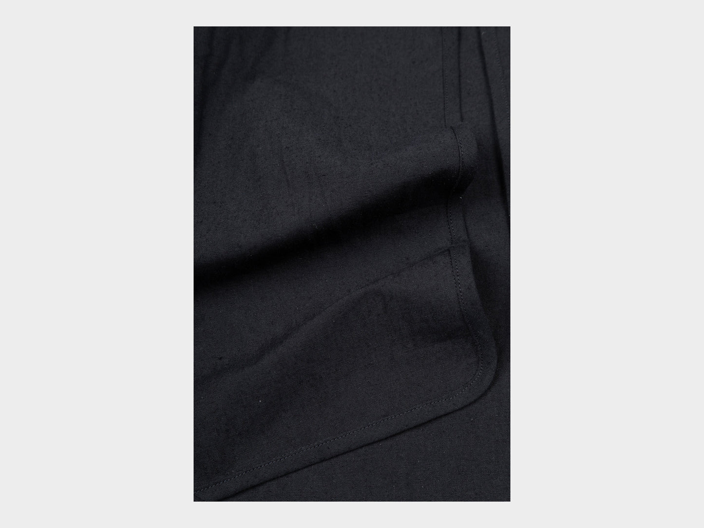 W-R18S7 "Cross Cardigan" Black Bamboo