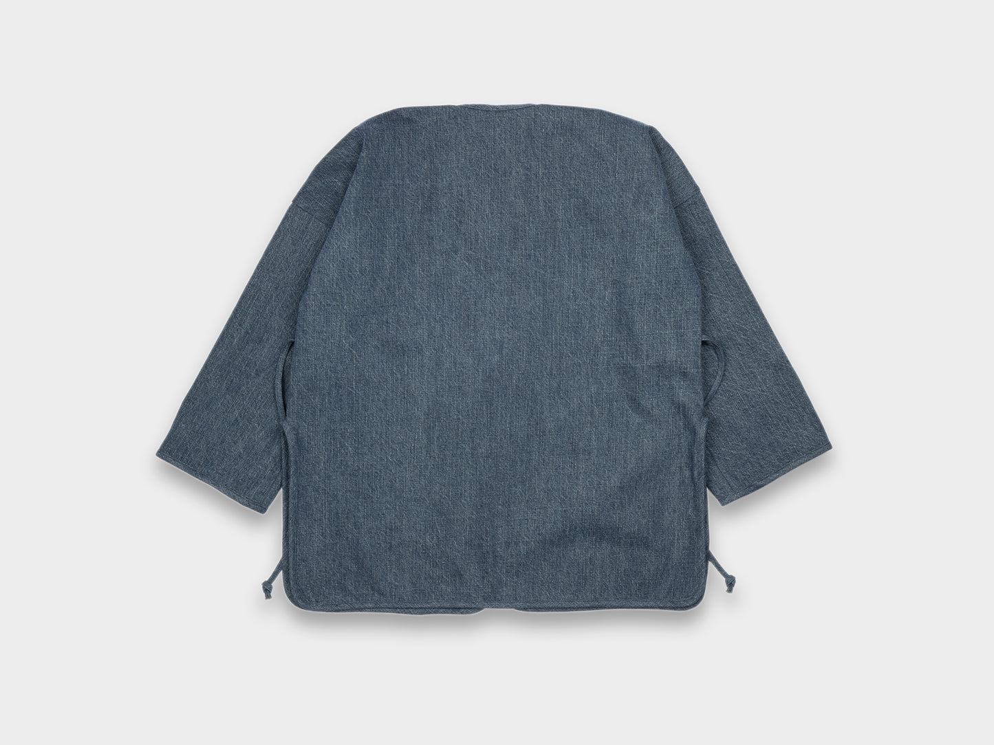 W-R19S7 "Long Cross Cardigan" Fade Denim