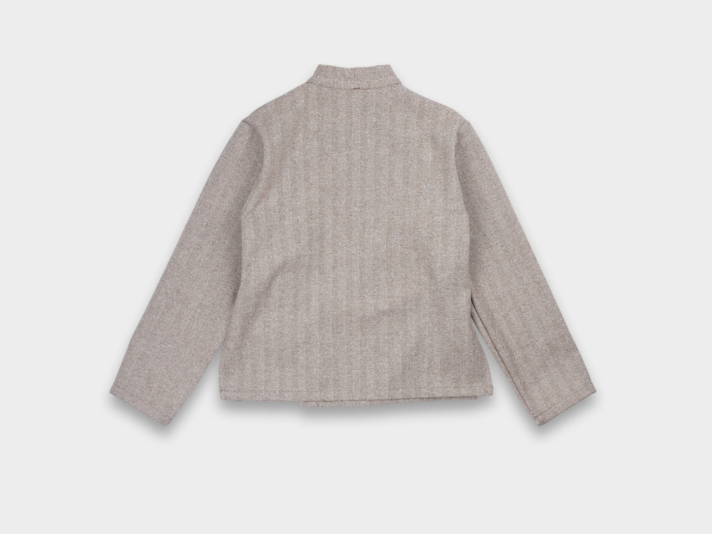 W-R19S8 "Jeogori Jacket" Gravel Herringbone