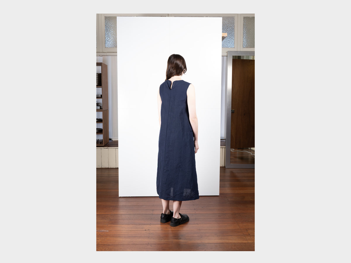 W-SPA5 "V Dress" Pacific Linen