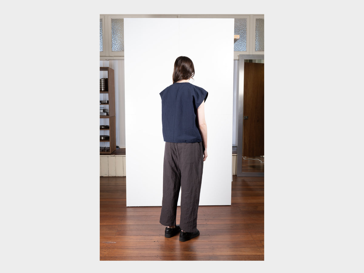 W-SPS5 "Box Shirt" Pacific Linen