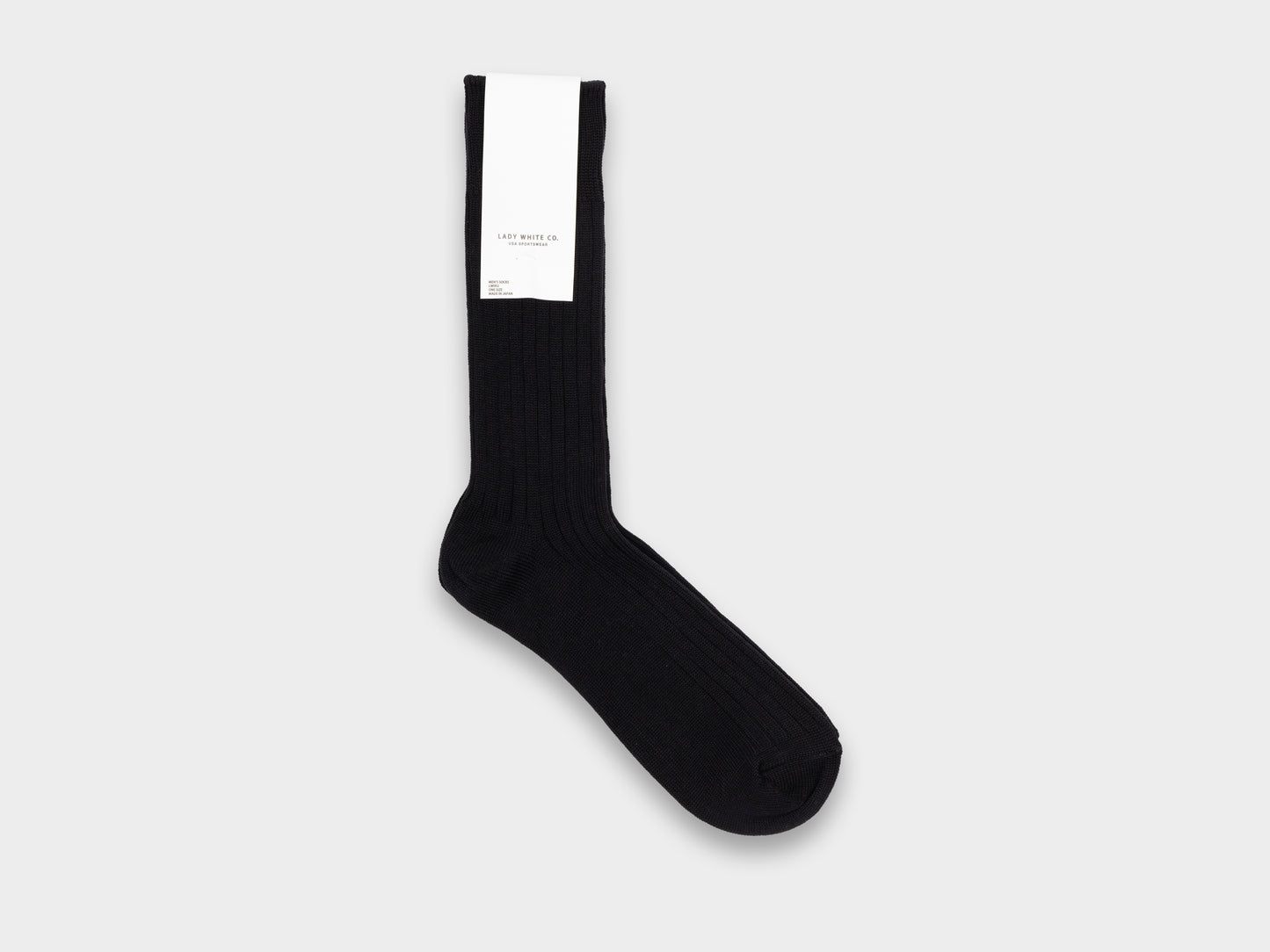 Lady White Co. Athletic Sock Black