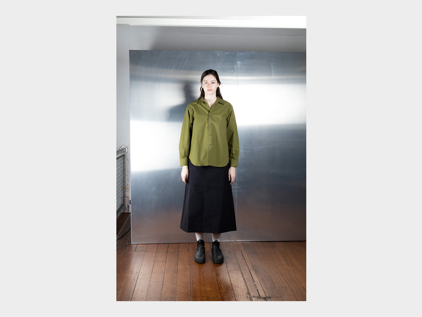 R0S8 "Weather Shirt" Olive Weather