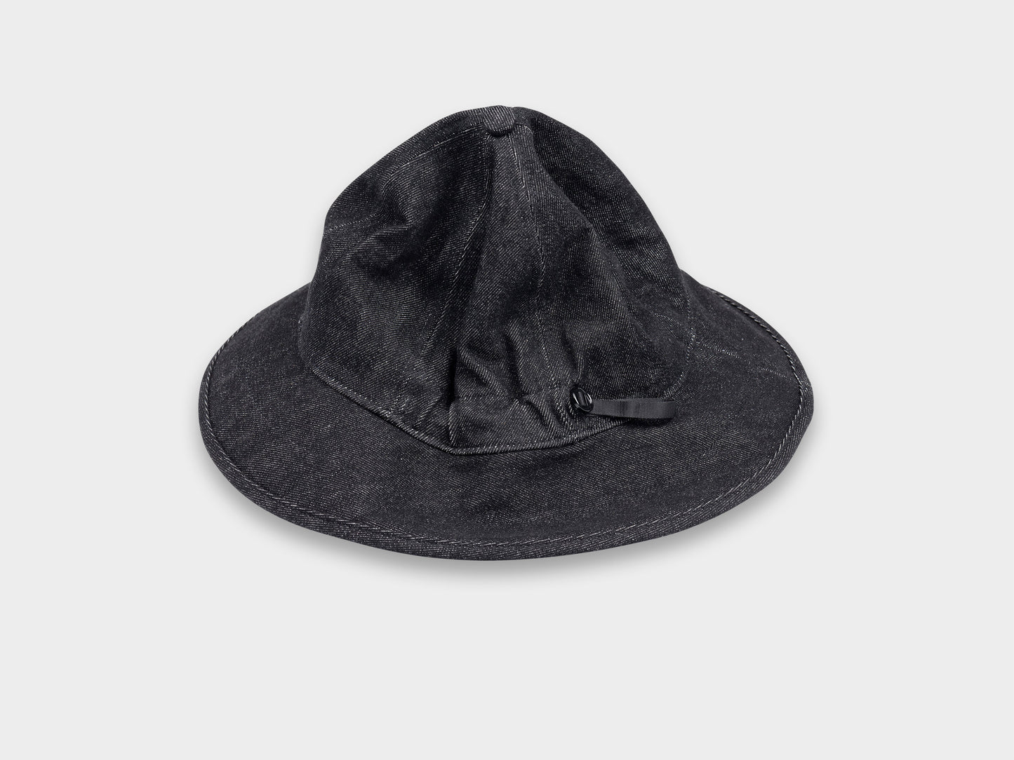 R16C2 "Wide Hat" Black Slub Denim