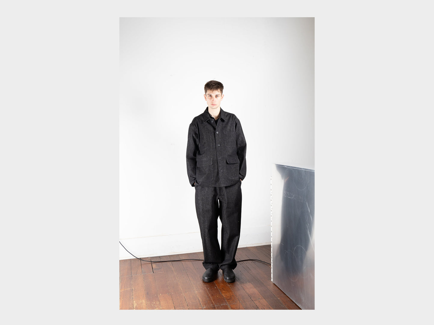 R16J2 "Jebok Jacket" Black Slub Denim