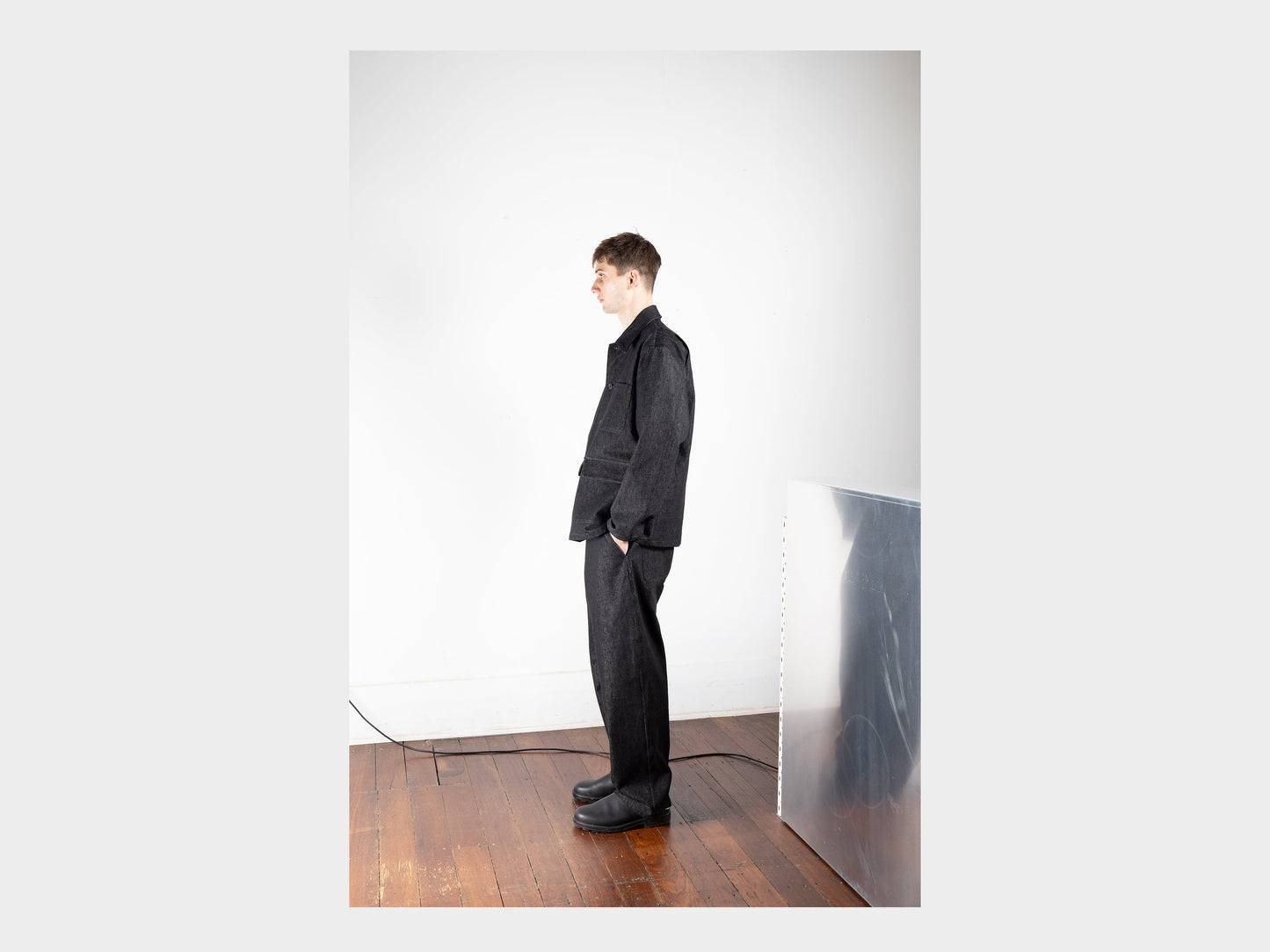 R16J2 "Jebok Jacket" Black Slub Denim