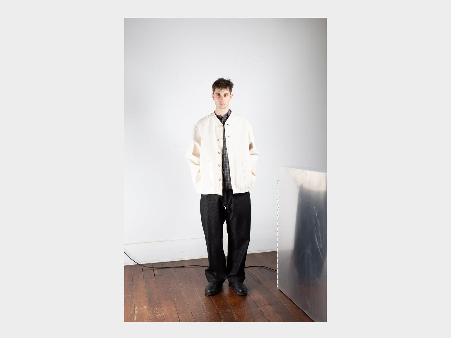 R16S3 "Summit Shirt" Limestone Canvas