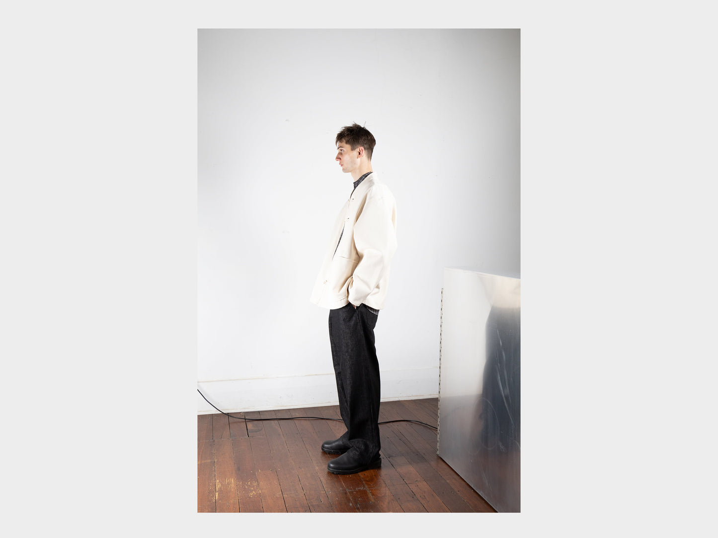 R16S3 "Summit Shirt" Limestone Canvas