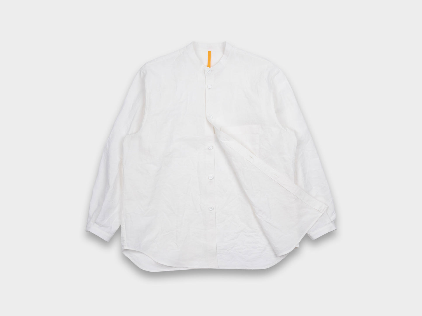 R16S7 "Collarless Shirt" Shell Linen