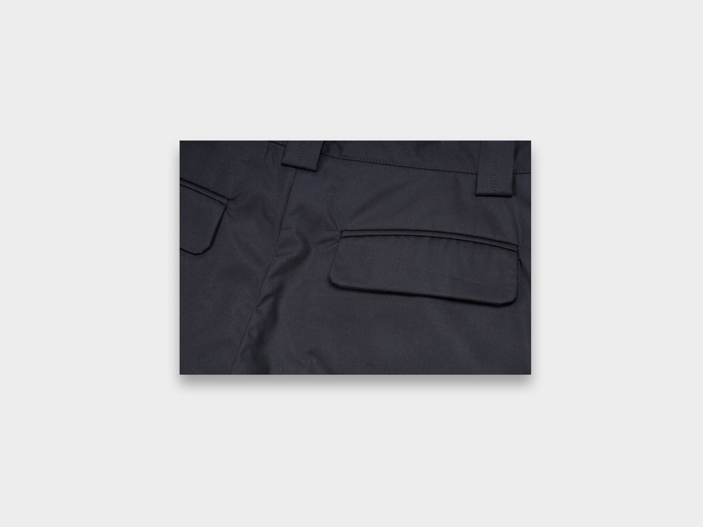 R16Y6 "Suit Pants" Black Magic Gabardine