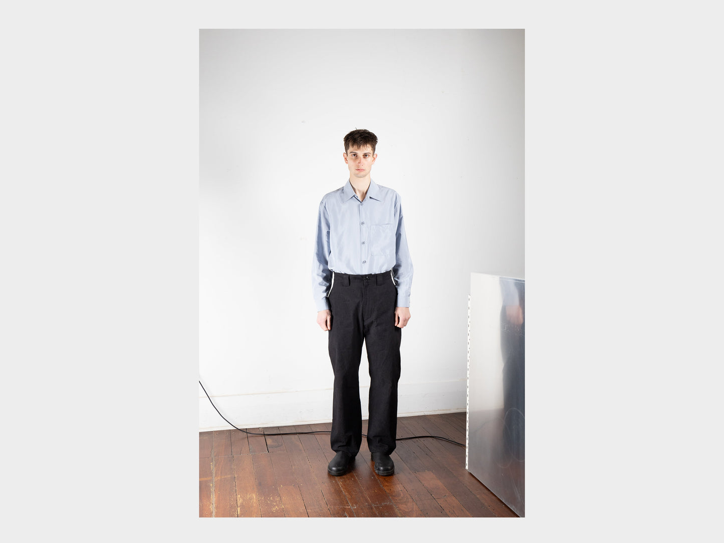 R16Y6 "Suit Pants" Black Wax