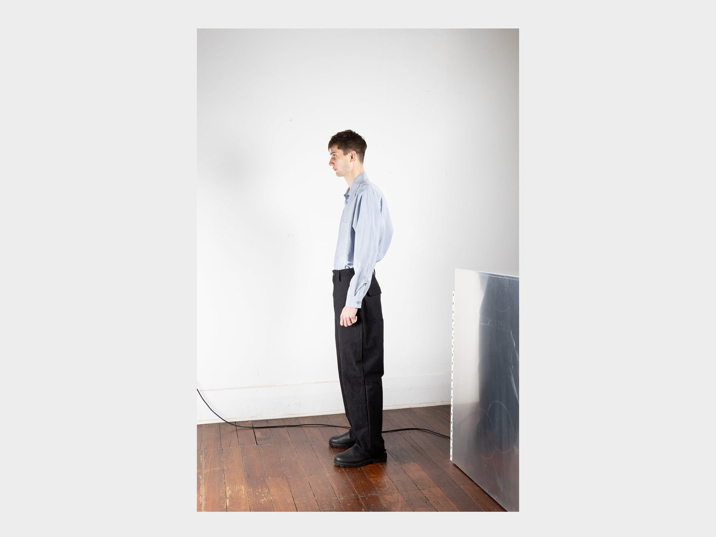 R16Y6 "Suit Pants" Black Wax