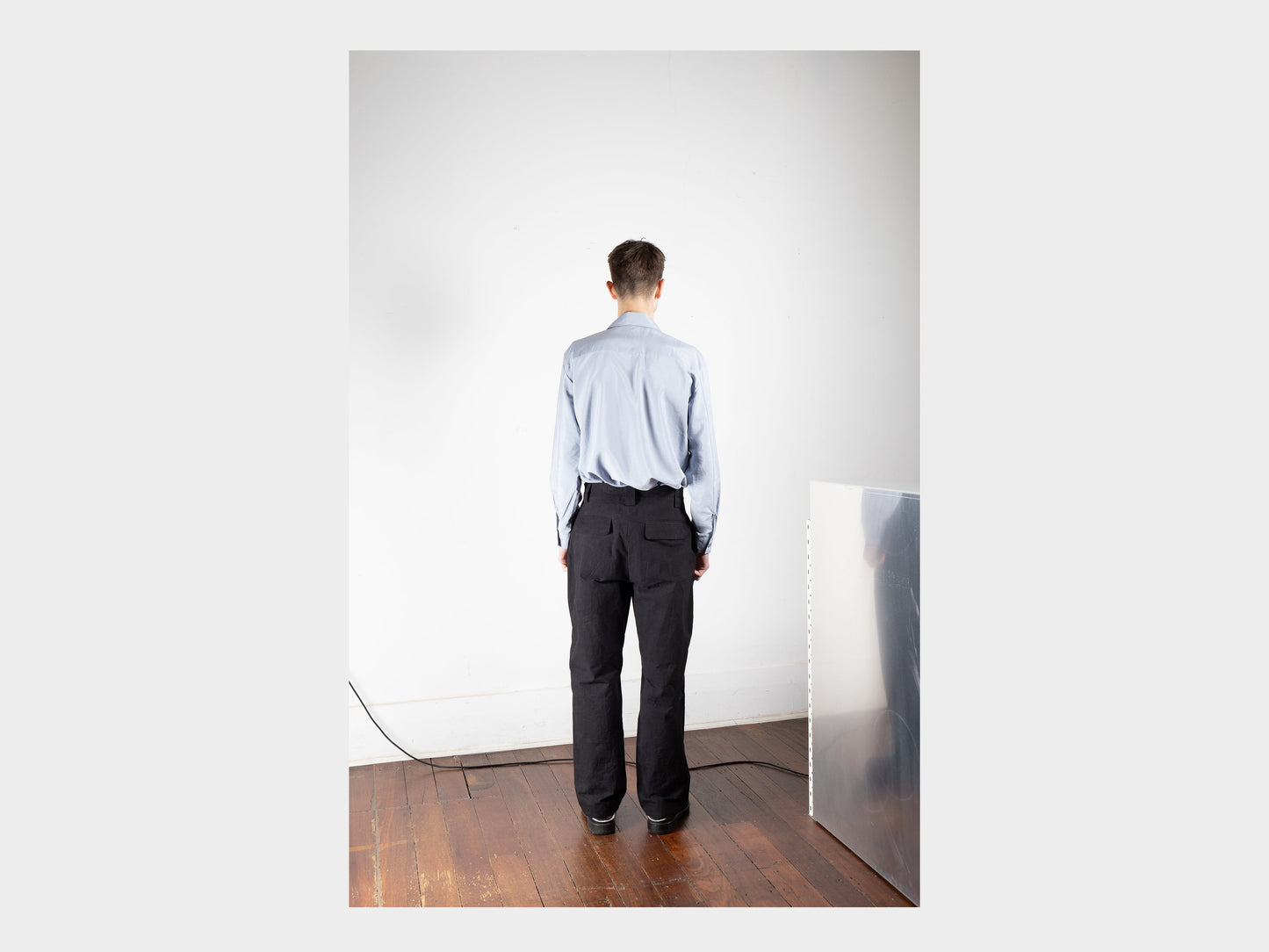 R16Y6 "Suit Pants" Black Wax