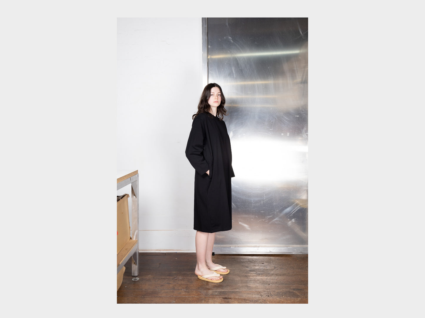 W-R13T9 "T-Dress" Black