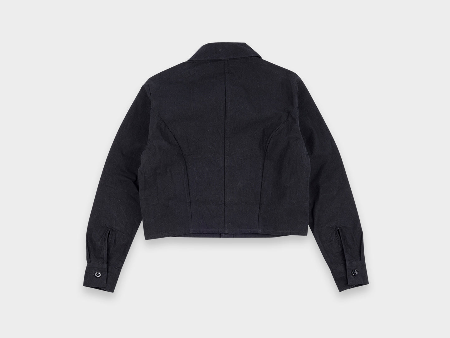 W-R0S1 "Regular Shirt" Black Wax