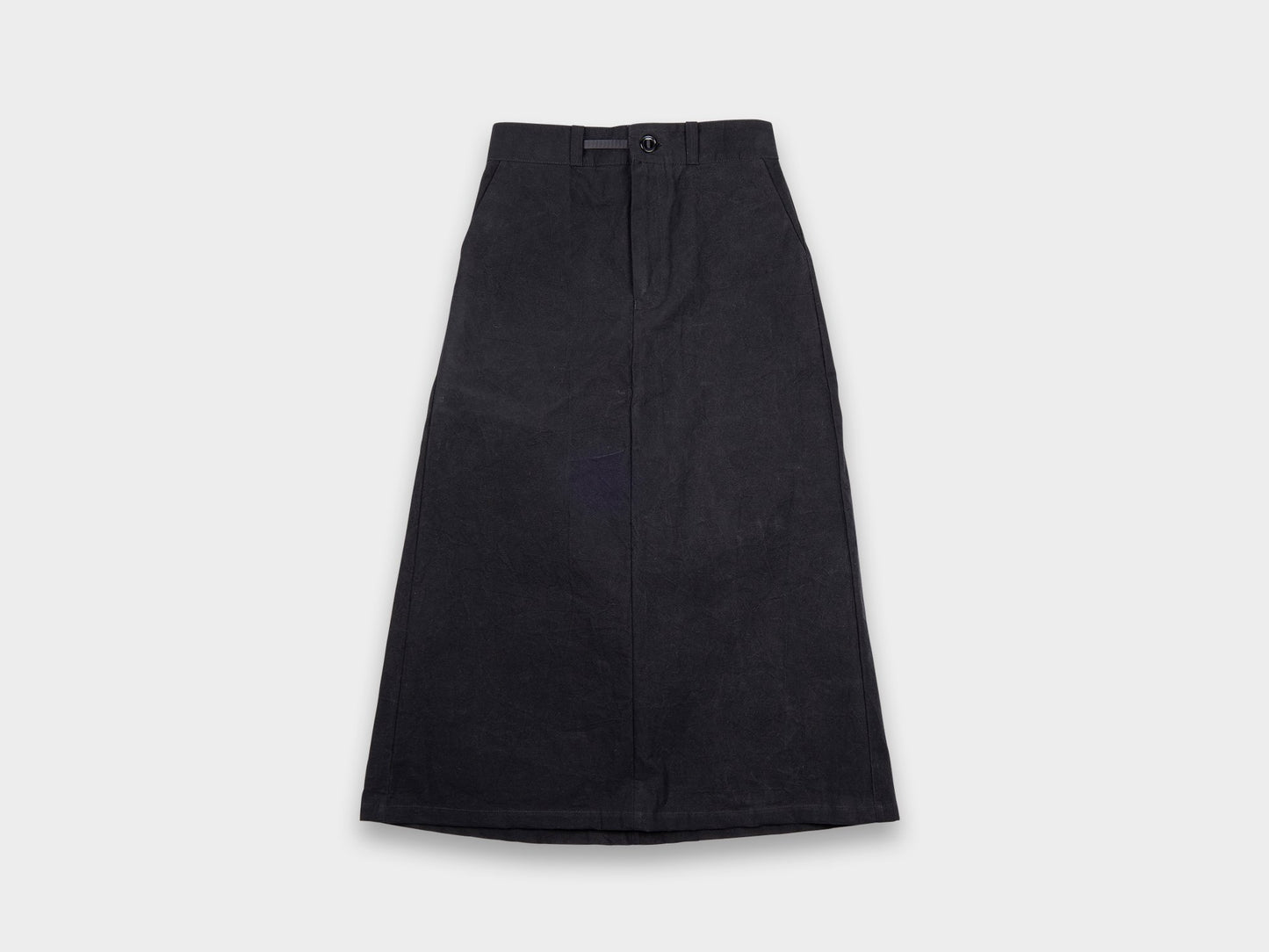 W-R0P7 "Work Skirt" Black Wax
