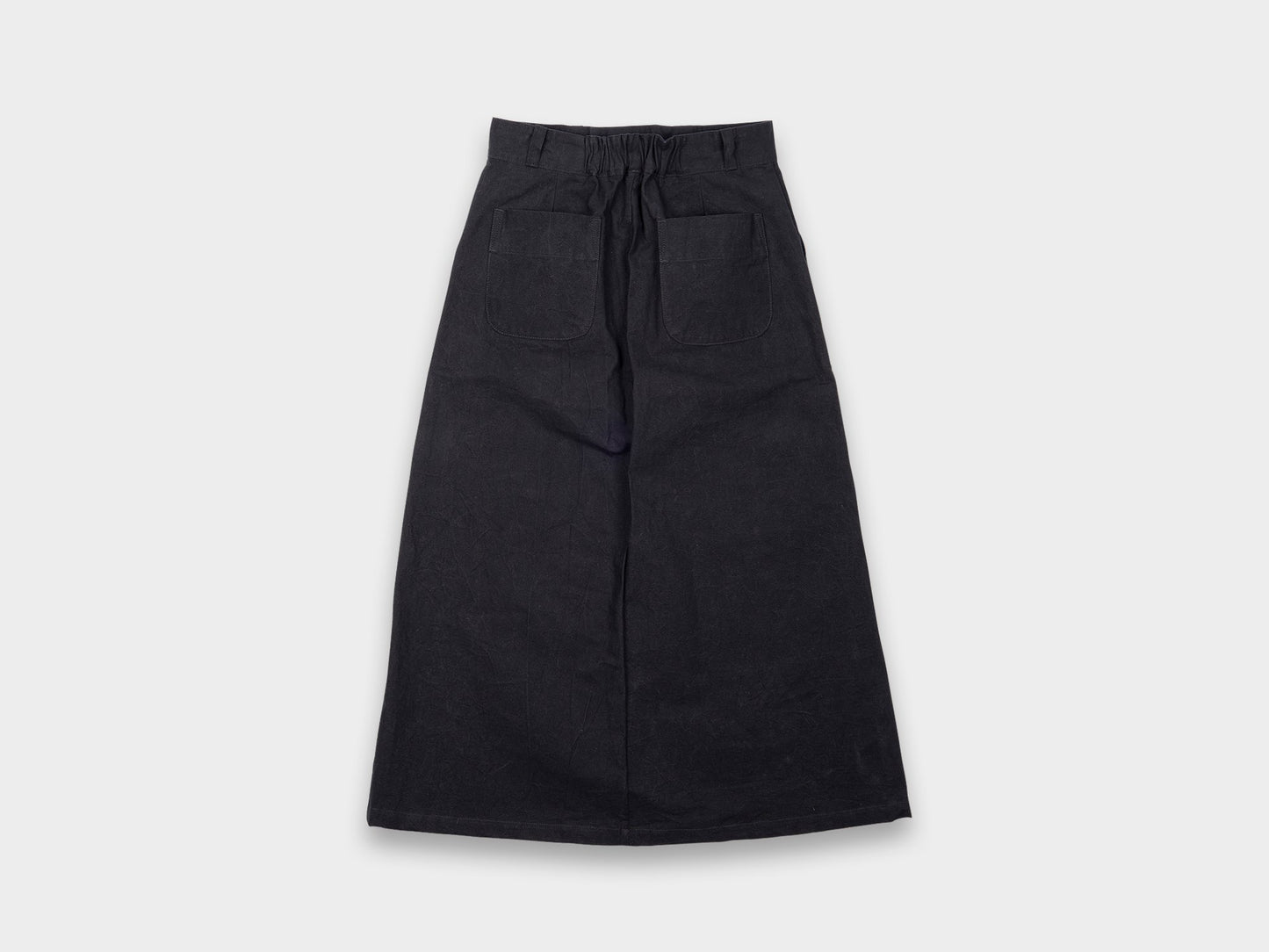 W-R0P7 "Work Skirt" Black Wax