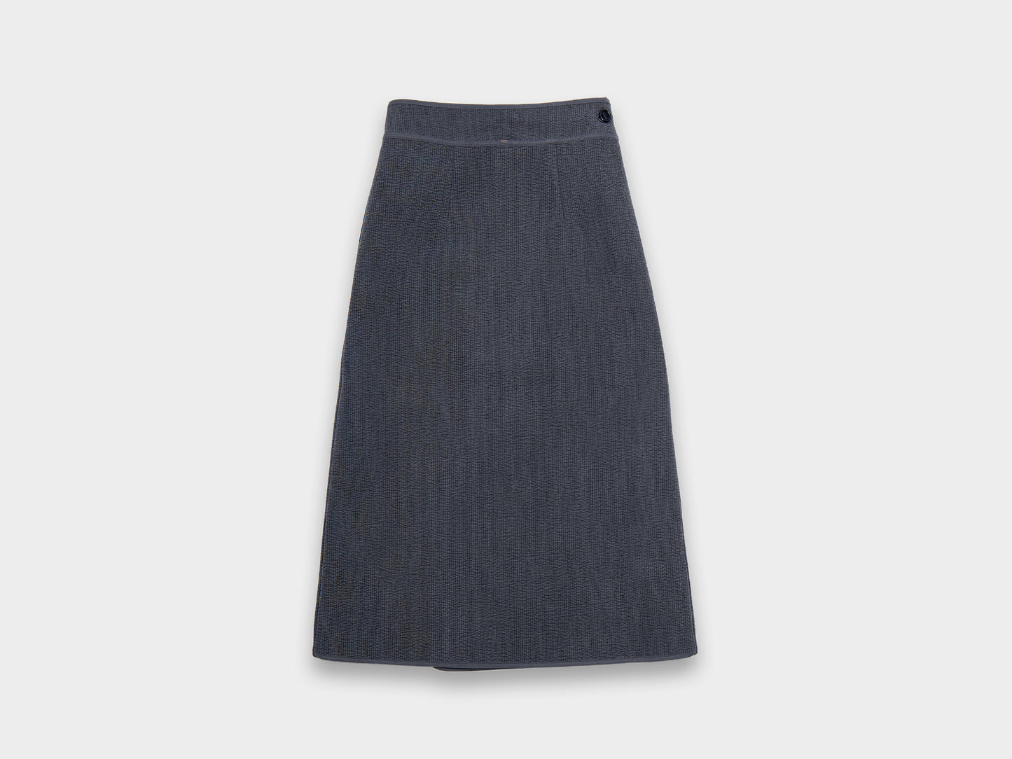 W-R9O6 "Wrap Skirt" Black Ash