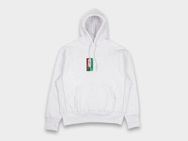 Camber Cross-Knit Hooded Pullover Grey