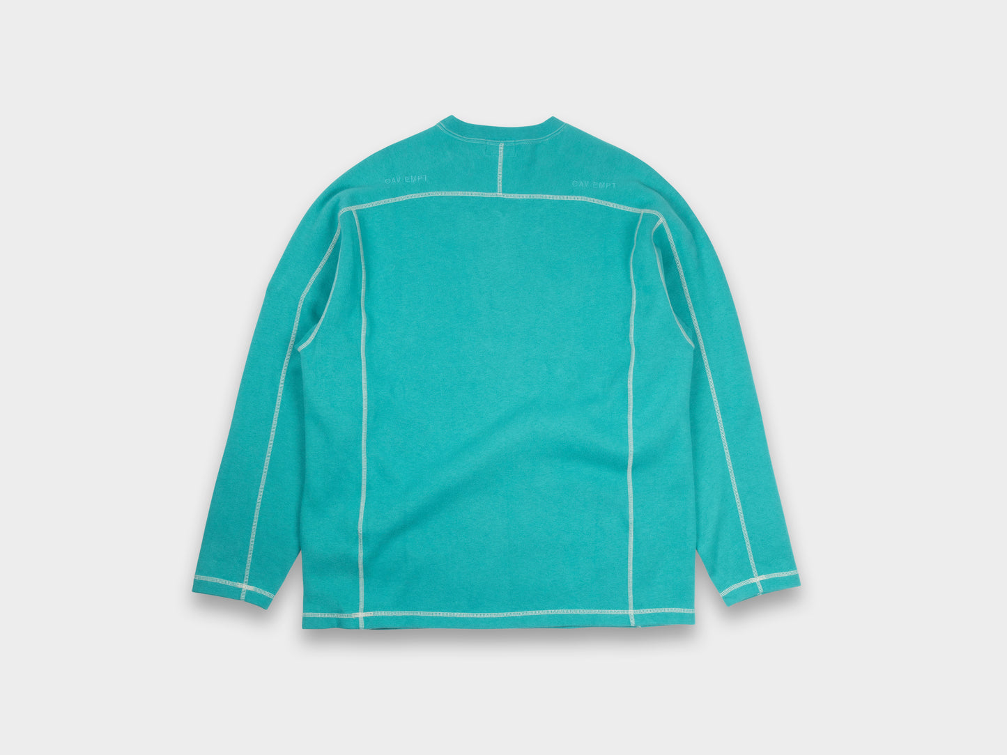 Cav Empt Crew Neck Knit Long Sleeve Green