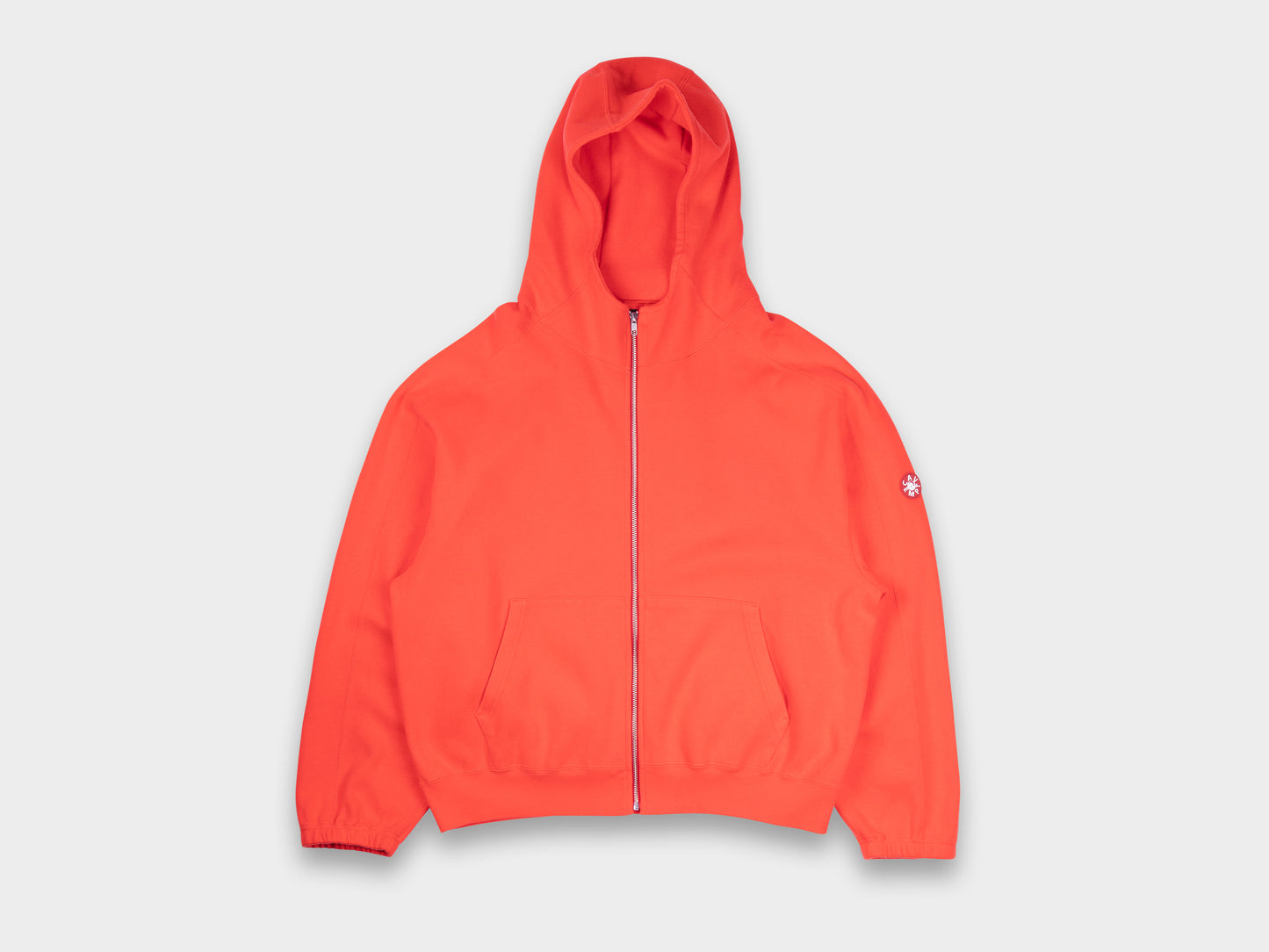 Cav Empt Double Knit Zip Hoody Red