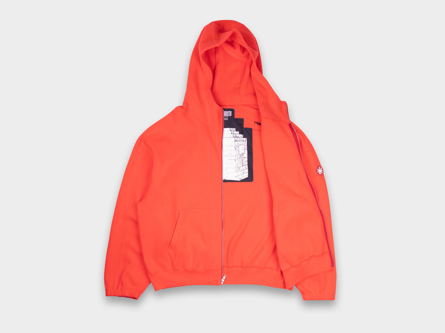 Cav Empt Double Knit Zip Hoody Red