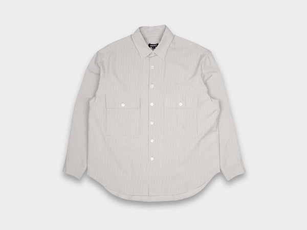 Evan Kinori Big Shirt Organic Cotton Stripe