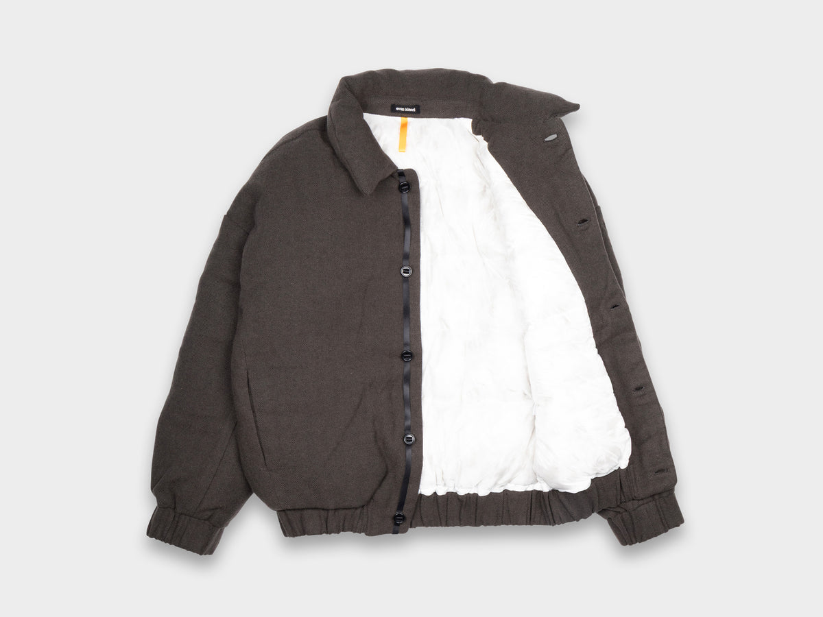 EKD3 "Down Blouson" Heavy Wool / Linen Herringbone