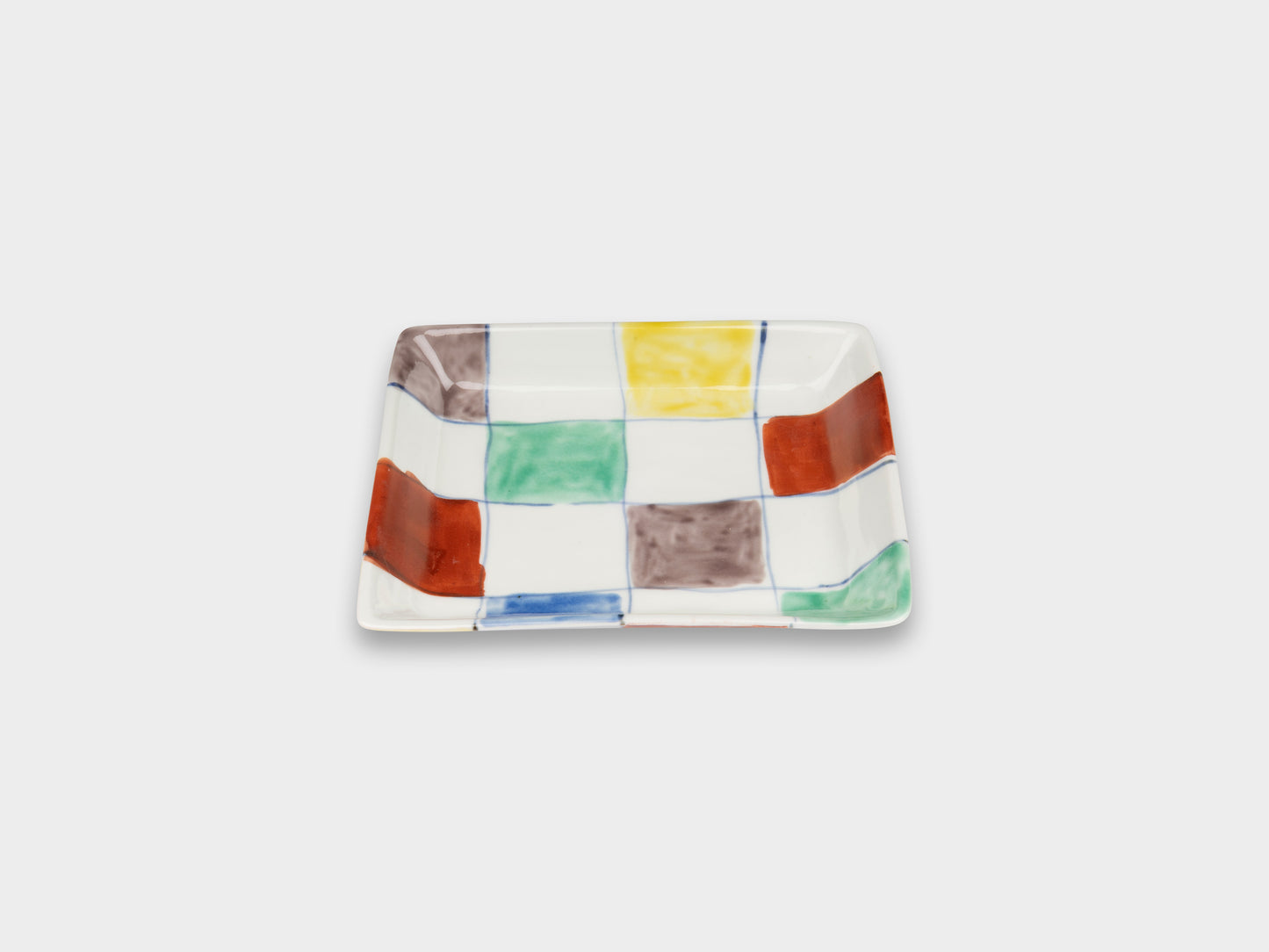 Furukawa Shozo Rectangle Plate Harlequin