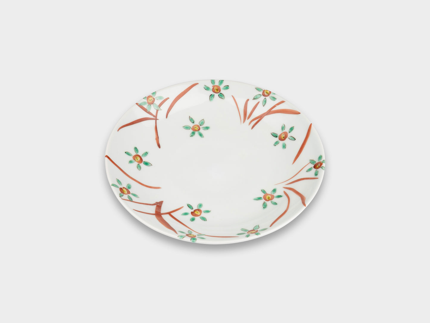 Furukawa Shozo Tatara Round Plate Flowers