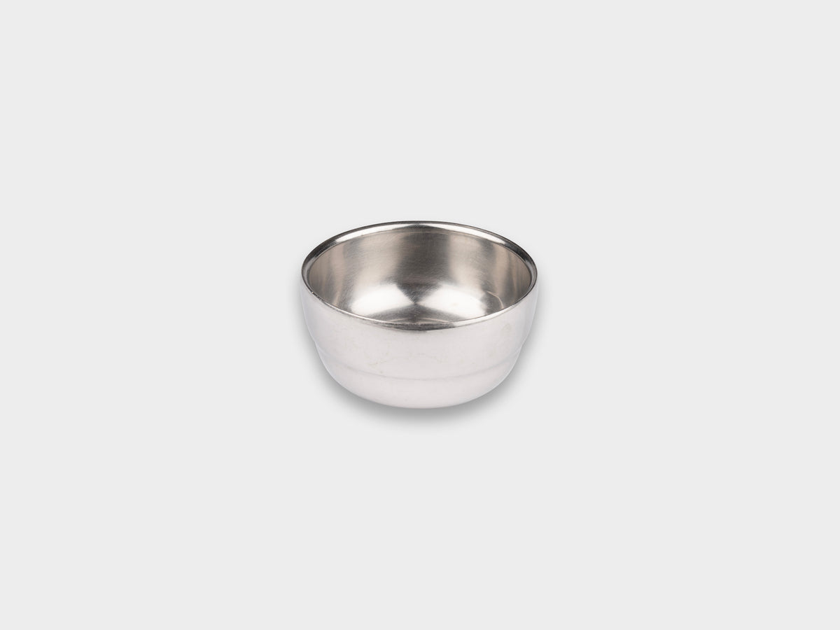 KM Stainless Insulated Shine Rice Bowl Used