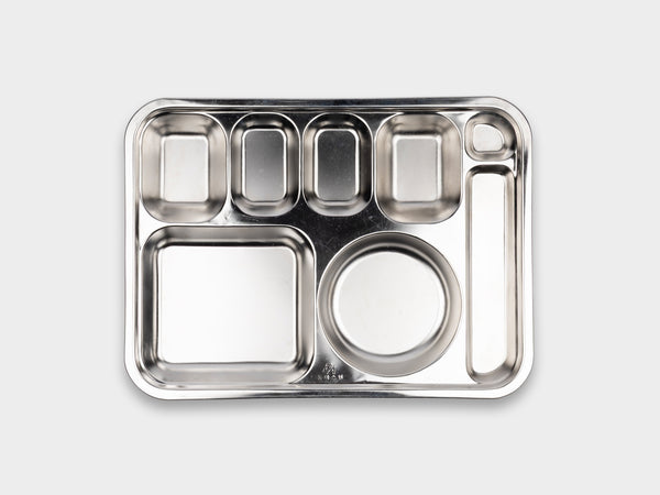 KM Stainless Large School Plate