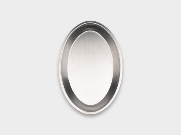 KM Stainless Oval Serving Dish