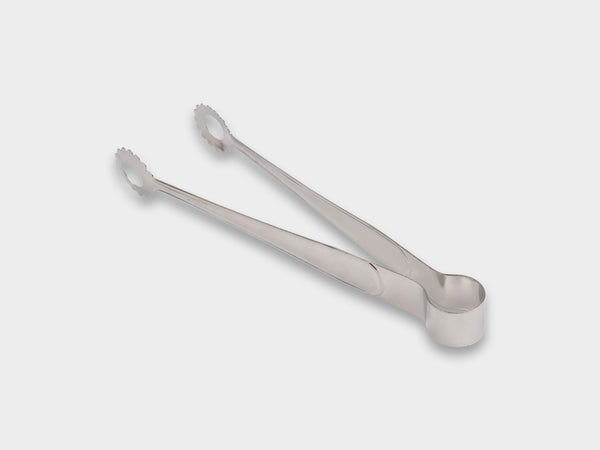 KM Stainless "Round Flower" Tongs Used