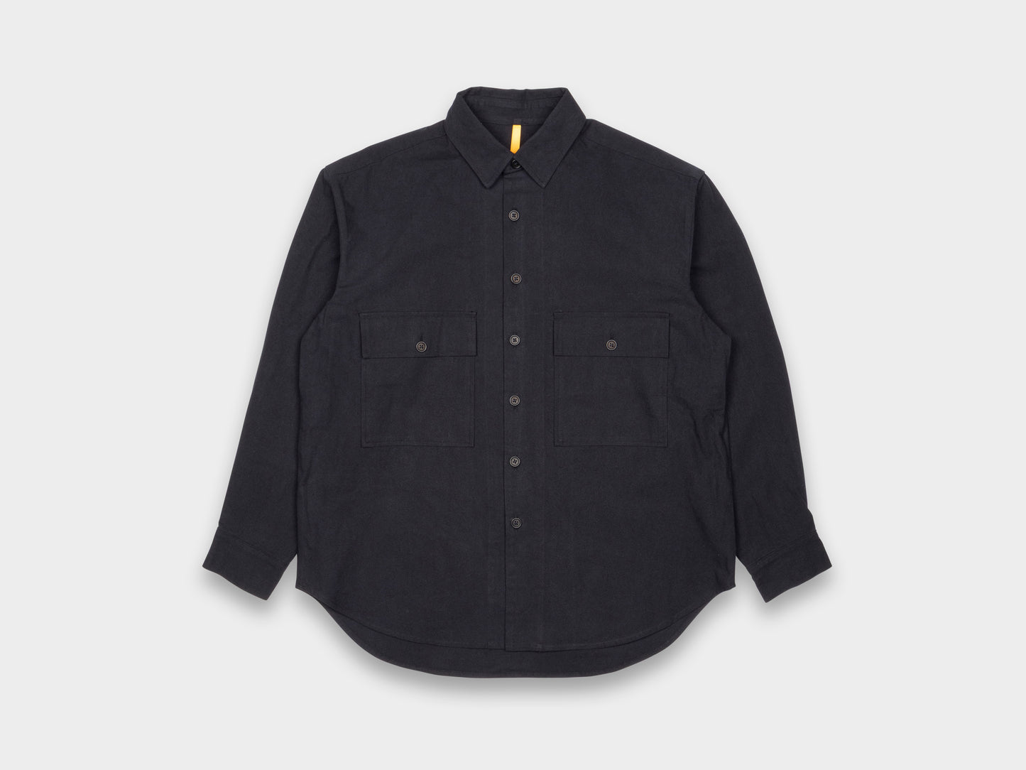 Evan Kinori Big Shirt MAN–TLE Black Wash