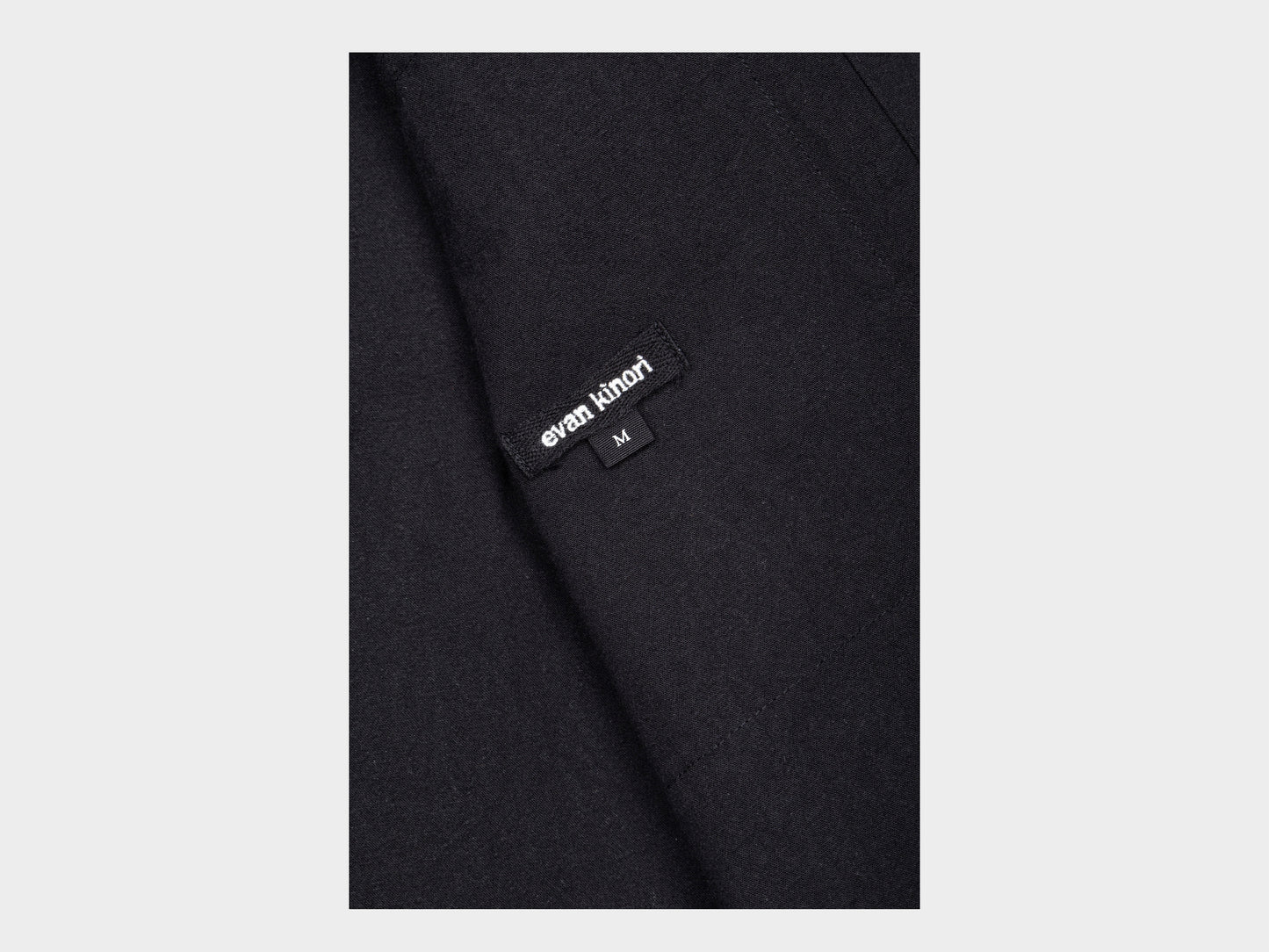 Evan Kinori Big Shirt MAN–TLE Black Wash