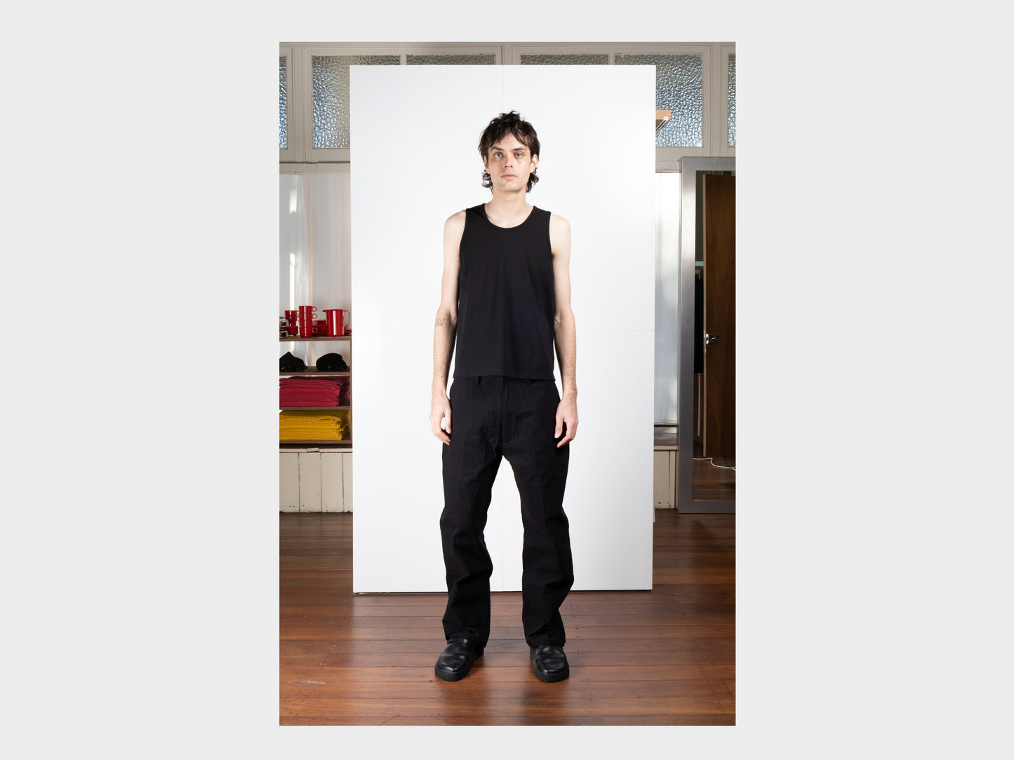 LWT0 "Singlet 2P" Black Rib