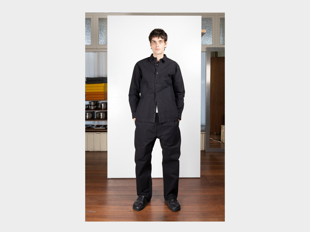 R0D1 "Down Shirt-1" Black Wax